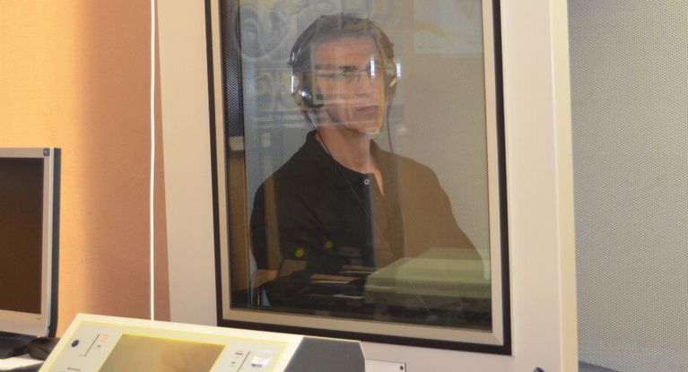 Stefan Voltz bei der CI-Therapie