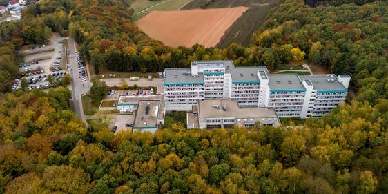 Blick auf die MEDICLIN Bosenberg Kliniken in St. Wendel