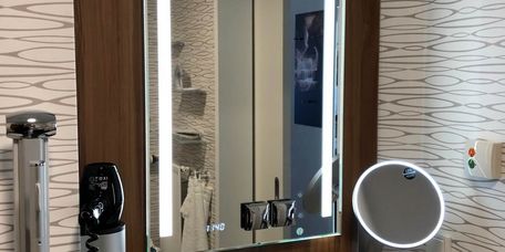 Bad im Wahlleistungszimmer in den Bosenberg Kliniken