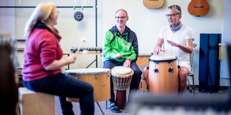 Patienten während der Therapie Patienten während der Therapie